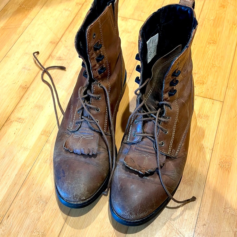Ariat riding boots, size 9.5 brown leather